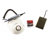 SET FRESA PROFESSIONALE dm208 MANICURE PEDICURE 5000-35000 GIRI PEDALE NAIL ART