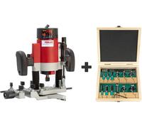 Set fresa verticale OF9 + cassetta fresa verticale 12 pz. small silver