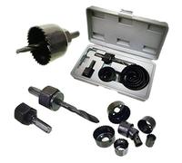 Set frese a tazza per trapano kit 11 seghe foratrici legno plastica