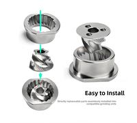 Set frese coniche 48 mm 48 mm in acciaio per macinacaffè per nivona adatto