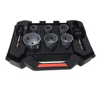 SET FRESE SEGHE A TAZZA TRAPANO BIMETALLICHE 9pz PER LEGNO PLASTICA ACCIAIO