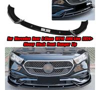 Set Front Bumper ABS Splitter Spoiler Lip For Mercedes Benz E Class W214 AMG 23+