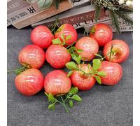 Set Frutta Artificiale Realistico 8 Pezzi per Casa per Matrimoni e Fotografia