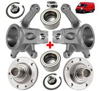 Set Fuso Mozzi Cuscinetto Anteriore Sinistro + Destra per Renault II Movano