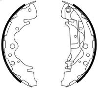 Set ganasce freno ABE C00324ABE per KIA CARNIVAL II (GQ) 2.9 2001-2006