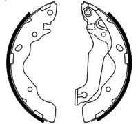 Set ganasce freno ABE C00520ABE per HYUNDAI MATRIX (FC) 1.6 2001-2010