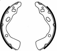 Set ganasce freno ABE C03030ABE per KIA PRIDE (DA) 1.3 1990-1997