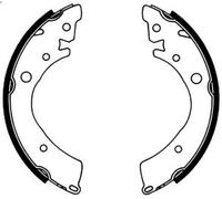 Set ganasce freno ABE C04010ABE per HONDA CR-V I (RD) 2 1999-2002