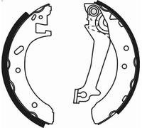 Set ganasce freno ABE C0G025ABE per FORD MONDEO I (GBP) 2 1994-1996