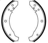 Set ganasce freno ABE C0W024ABE per VW KAEFER 1.2 1960-1966