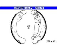 Set ganasce freno ATE 03.0137-0424.2 per OPEL COMBO Tour 1.6 2001-2006