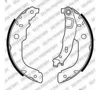 Set ganasce freno DELPHI LS2000 per DS DS 3 (SA_) 1.2 2015-2019