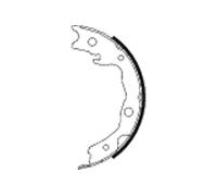 Set ganasce freno, freno di stazionamento TEXTAR 91068200