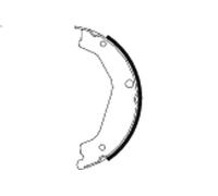 Set ganasce freno, freno di stazionamento TEXTAR 91068400