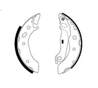 Set ganasce freno TEXTAR 91048800 per FORD KA (RB_) 1.3 1996-2008