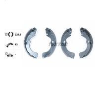 Set ganasce freno TEXTAR 91055500 per MAZDA 626 V (GF) 2 1998-2002