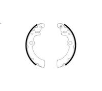 Set ganasce freno TEXTAR 91058500 per SUZUKI WAGON R+ (MA) 1 2001-2006