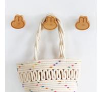 Set ganci appendiabiti in legno di faggio unici con forme di lepre divertenti e