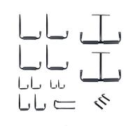 §Set Ganci Proworks Utility 16 Pezzi Nero§