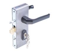 Set Gancio Serratura Con Scatola Serratura, Pulsante per Porta Scorrevole 30/72