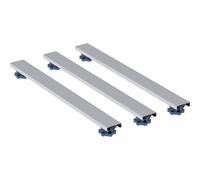 Geberit set piedi e traverse per piatto doccia in resina, piedi regolabili in altezza 6-12 cm - 554.955.00.1