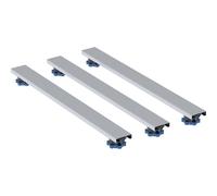 Geberit set piedi e traverse per piatto doccia in resina, piedi regolabili in altezza 6-12 cm - 554.958.00.1