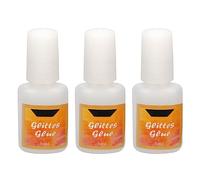 Set Gel Glitter per il Corpo-3 Pezzi, Adesivo Temporaneo, Colla per la Pelle con Tatuaggio Glitter Viso Fai Te, Colori Sicuri e Rispettosi Dell'ambiente, Luminosi, Ampia Gamma