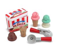 Melissa & Doug Set Da Gelateria Giocattolo| Giocattoli di ruolo | Gelato giocattolo | 3+ | Gioco Montessori | Regali per Bambino e Bambina