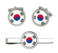 Set Gemelli Da Polso E Fermacravatta Della Corea Del Sud GBP