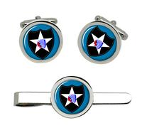 Set Gemelli Divisione Fanteria 2ª Divisione U.S. Army E Fermacravatta