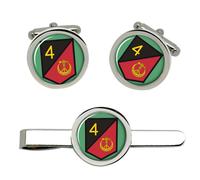 Set Gemelli e Clip Cravatta Forze Di Difesa Irlandesi 4 Engineers GBP