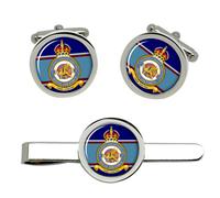 Set Gemelli E Clip Cravatta RAF Cufflinks E Ferry Unit Transport Command 5