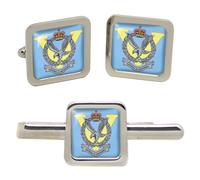Set Gemelli E Clip Per Cravatta Uniforme Regiment Army Air Corps British Army