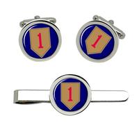 Set Gemelli E Fermacravatta 1st Infantry Division US Army