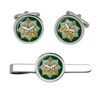 Set Gemelli E Fermacravatta Queen's Own Gurkha Transport Regiment British Army