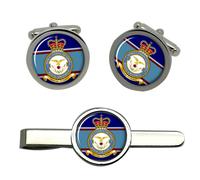 Set Gemelli E Fermacravatta RAF Cufflinks Squadron Catering Mobile 3