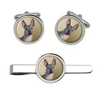 Set Gemelli Insetti E Ferma Cravatta Per Cani Nudi Messicani GBP