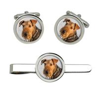 Set Gemelli Lakeland Terrier E Fermacravatta