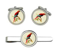 Set Gemelli Macaw E Fermo Cravatta