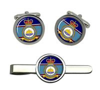 Set Gemelli RAF Con Clip Cravatta Far East Flying Boat Wing
