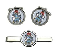 Set Gemelli RAF Cufflinks E Ferma Cravatta Central Flying School