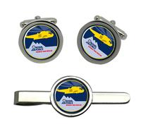 Set Gemelli RAF Search And Rescue E Clip Per Cravatta In Metallo