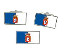 Set Gemelli Regno Del Portogallo E Spilla Per Cravatta
