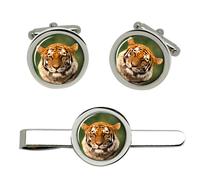 Set Gemelli Siberian Tiger E Fermacravatta