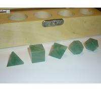 SET GEOMETRIA DIVINA matrix AVVENTURINA VERDE reiki cristalloterapia esoterico