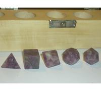 SET GEOMETRIA DIVINA matrix LEPIDOLITE cristalloterapia seiheki esoterismo reiki