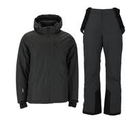 Set giacca e pantaloni da sci Whistler Drizzle, da uomo, nero