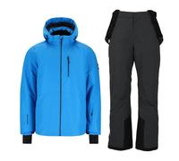 Set giacca e pantaloni da sci Whistler Drizzle, uomo, blu/nero
