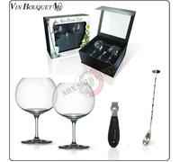 Set Gin Tonic Vin Bouquet scatola regalo VB Idea Regalo Art.FIC002SET