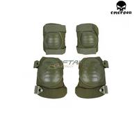 Set Ginocchiere & Gomitiere Olive Drab Military Type Emerson (em7065a)